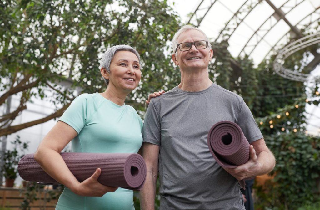Couple Exercising With Osteoarthritis