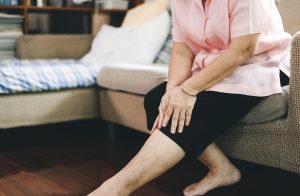 Woman Suffering With Osteoarthritis